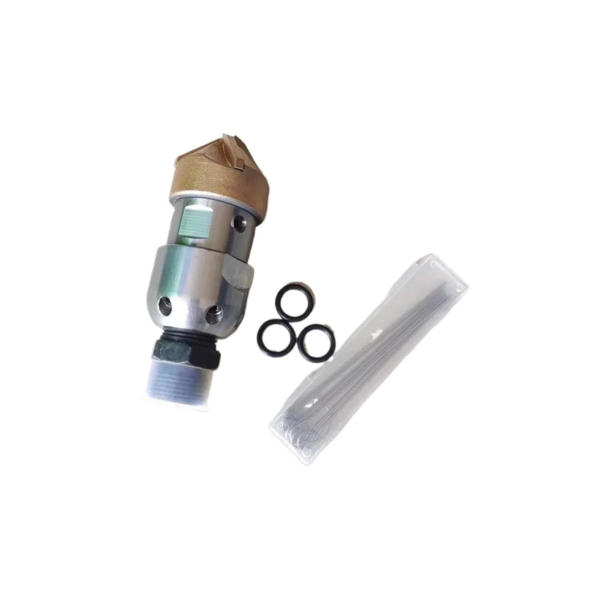 Boquilla rotativa para alcantarilla 1/2, inox 50-300 bar | Boquilla rotativa de alta presión para limpiar tuberías, lodo y desagües(1l2 female 120LPM)