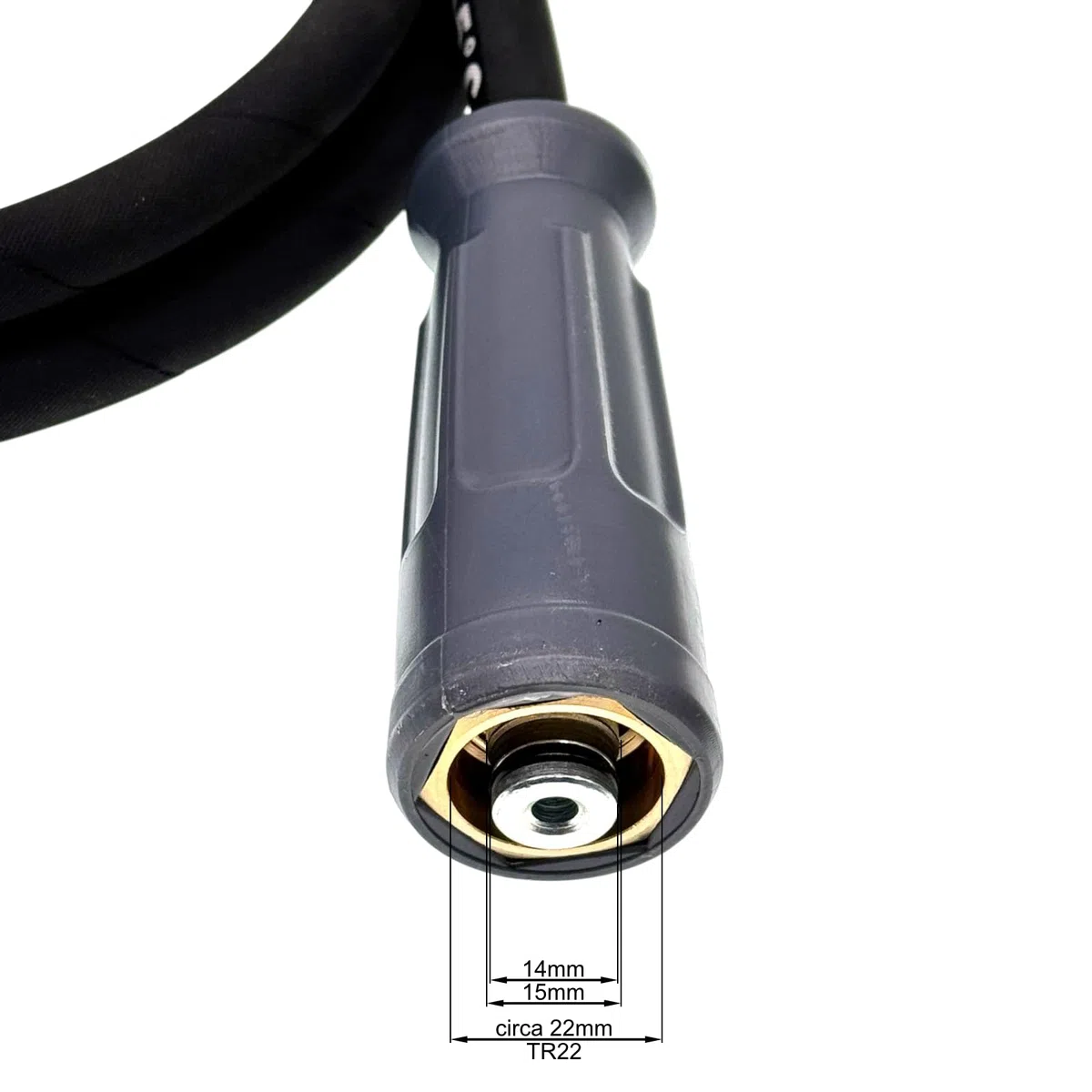 M&M Smartek manguera alta presión 30 m TR22 IG, 220 bar, para Kärcher | Manguera reforzada de alta presión con protección anti-dobleces; comprobar conexiones, presión, temperatura y equipo seguro.