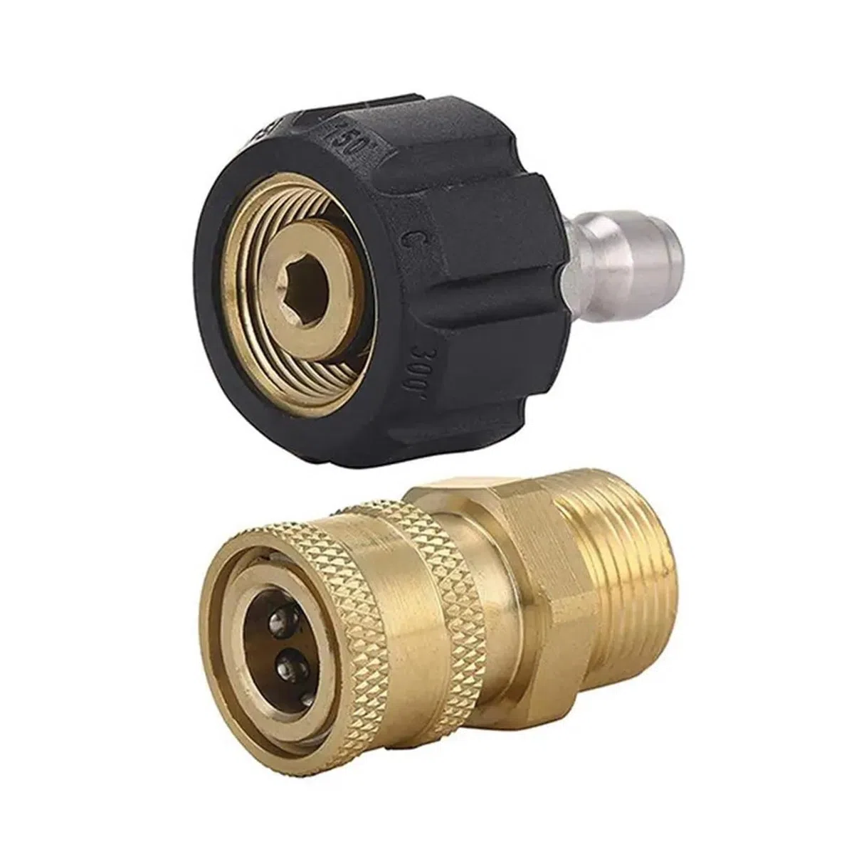 SBTRKT Juego de adaptadores for Lavadora a presión, M22 a 1/4 Pulgadas, Kit de conexión rápida, Adaptador de jabón, Conector de Bayoneta