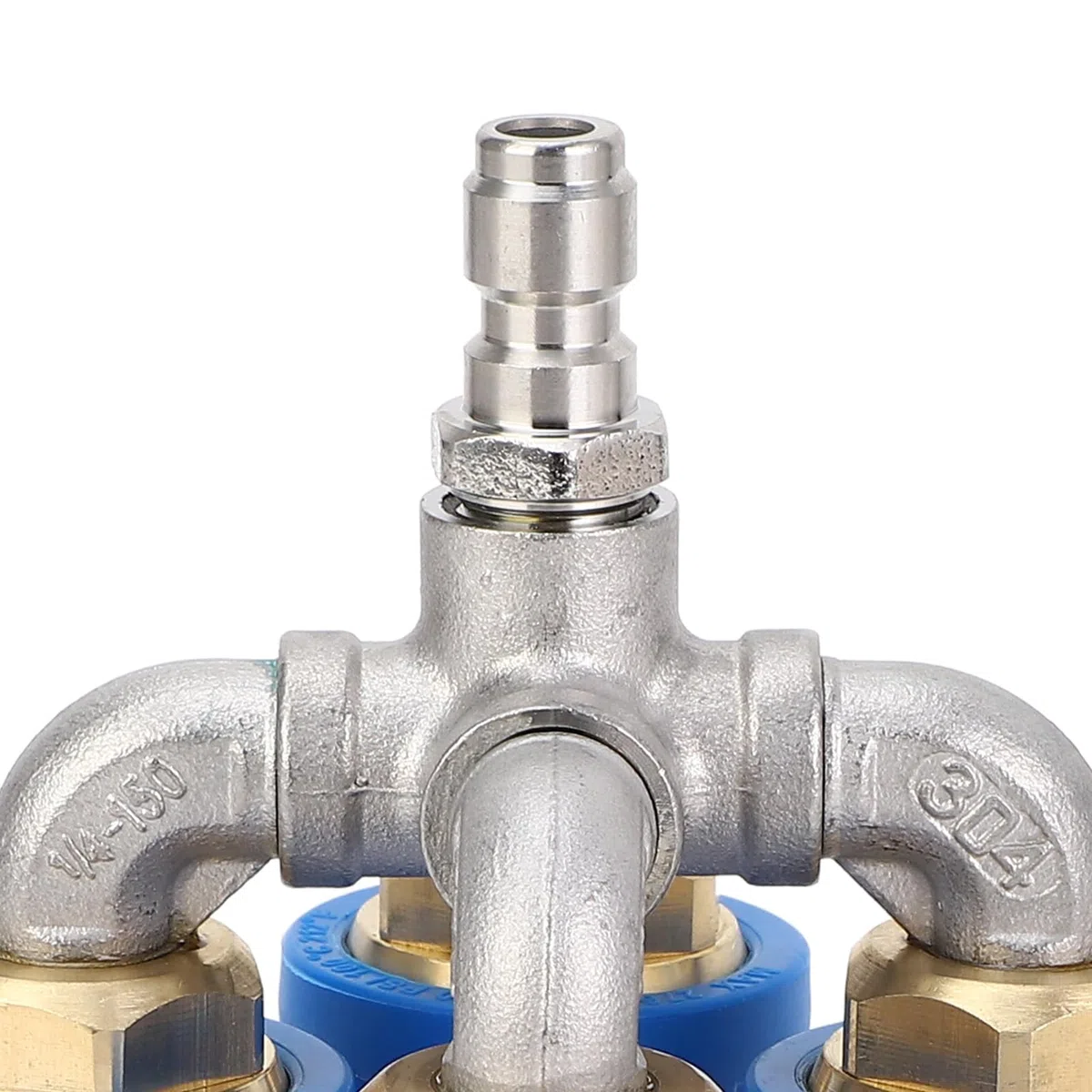 CHICIRIS Boquilla Turbo 4 en 1, Boquilla de Lavado a Presión de 4000 PSI, Rociador Turbo Giratorio 360 con Conector Rápido de 1/4 de Pulgada, para Limpieza a Alta Presión de Vehículos,