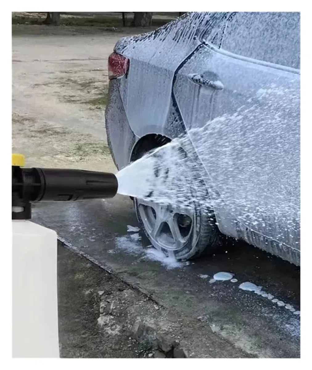 Lavadora De Alta Presión, Olla De Espuma PA, Enchufe Rápido De 1/4 ", Pulverizador Universal, Boquilla De Espuma For Nieve For El Hogar, Agua De Lavado De Coche Boquillas
