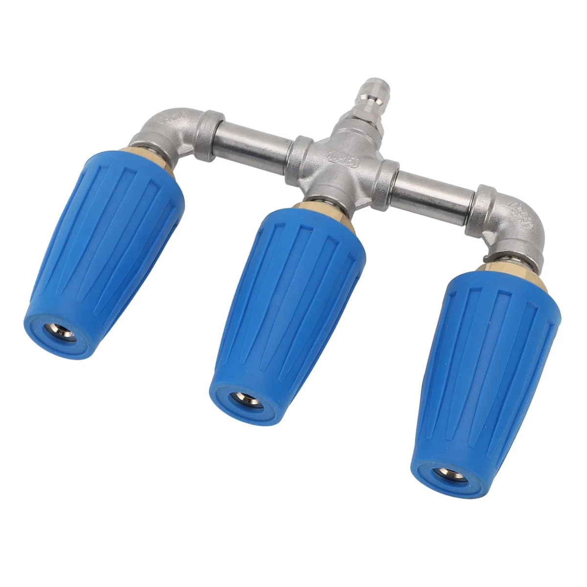Focket Boquilla Turbo para Lavadora a Presión, Boquilla Turbo Triple Giratoria de 360 ​​grados, Latón de Acero Inoxidable de 4000 PSI con Conector Rápido de 1/4 de Pulgada para Entrada, Cubierta,