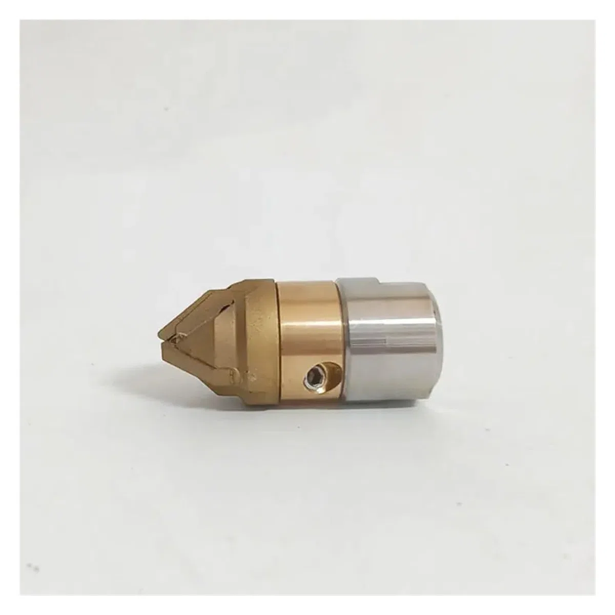 Boquilla de corte de raíces giratoria de alta presión de 3/8 "boquilla giratoria de cabezal de taladro de acero inoxidable, boquilla de limpieza de lodos de alcantarillado(M22 15LPM)
