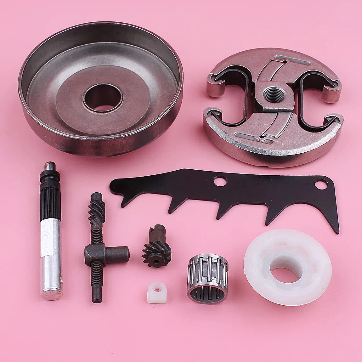 Tambor de Embrague .325 7T Apto for 445 450, Tensor Cadena, Kit Engranaje helicoidal Aceite, Repuesto Motosierra 578097901 503905901