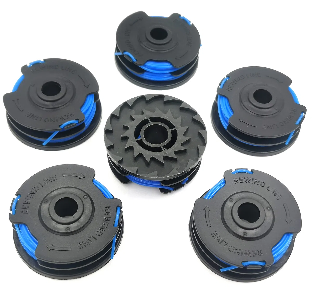 AC41RL3 Autofeed Dual 0.06 pulgadas 27 pies Línea de repuesto y carrete para Homelite Electric Weed Whacker UT41112 UT41121 UT41120 UT41113 UT41122 UT41112B, piezas de recortadora de malas