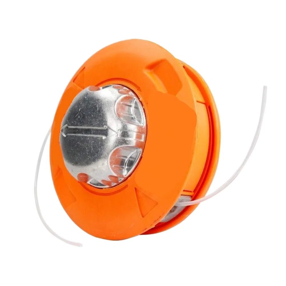 Carrete de aluminio y nailon para cortacésped, 2 líneas, cabezal de corte, sierra de hilo compatible con CMCP M10
