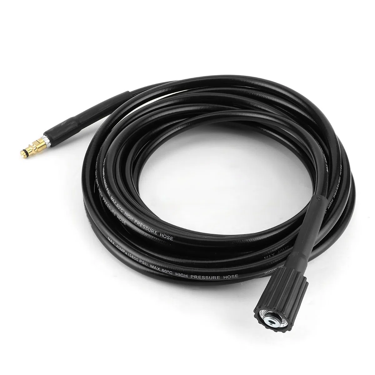 Presión de manguera lavadora 40MPa/5800PSI para limpieza agua, tubo goma apto para Karcher K2 K3 K4 K5 Piezas de automóviles(10m)