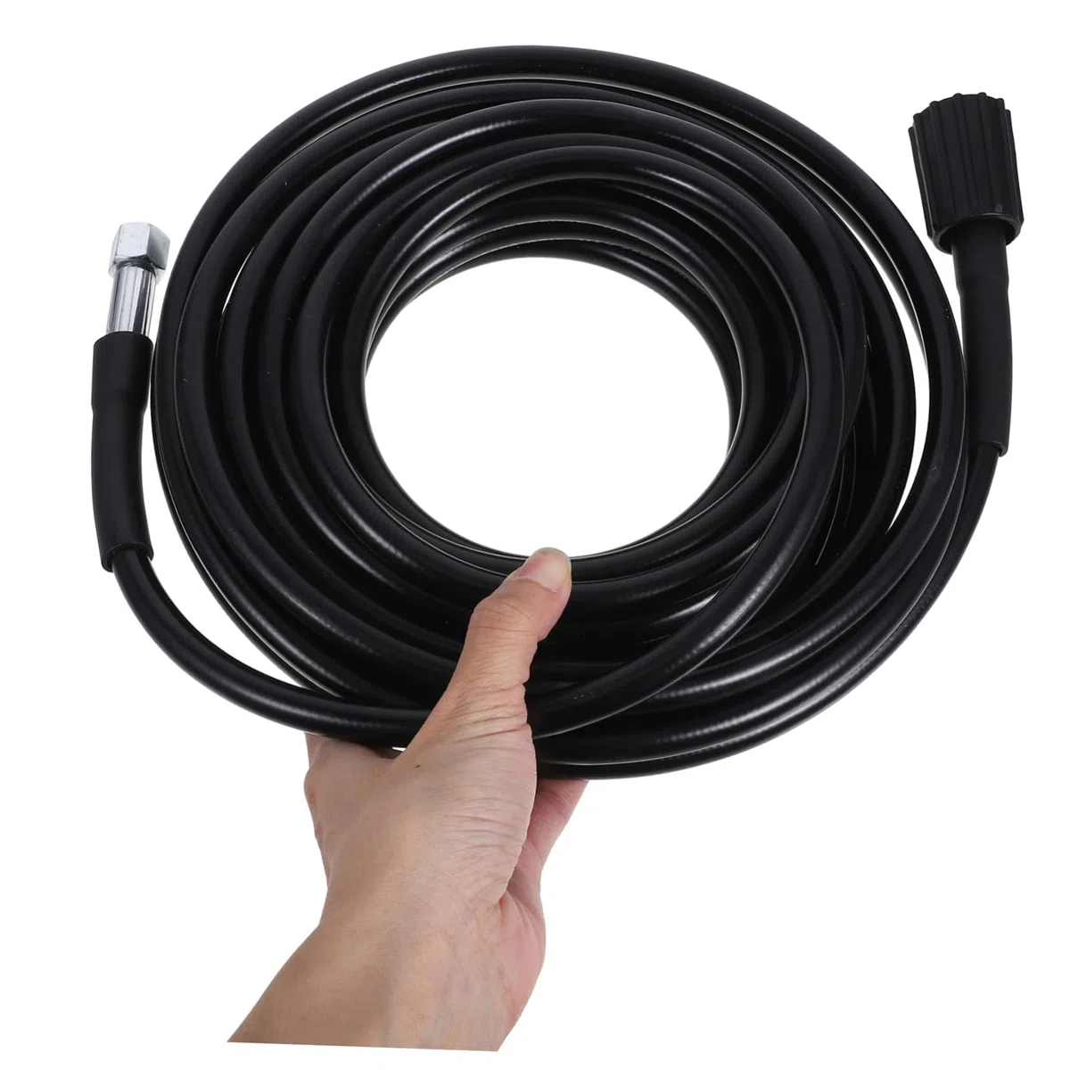 Manguera De Extensión Para Hidrolavadora 8 m Conexión M22 Para Agua Fría Tubo De Presión Alta Duradero y Flexible Accesorio Para Limpieza Exterior y Lavado a Presión