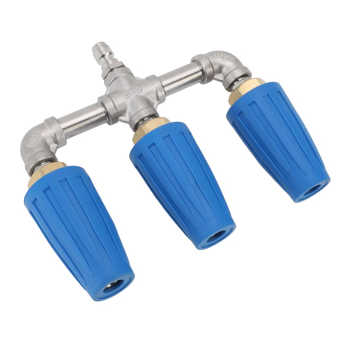 Generic Boquilla Turbo Triple de Alta Presión, Boquilla de Lavadora Giratoria de 4000PSI para Limpieza de Carreteras de Coches y Jardines