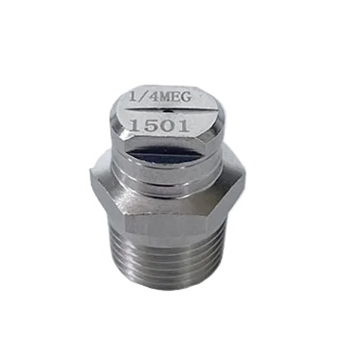 Boquilla de pulverización de abanico plano, Boquilla de lavadora alta presión con ventilador plano acero inoxidable 1/4 pulgadas, ángulo 0-65 grados(1l4 6005)