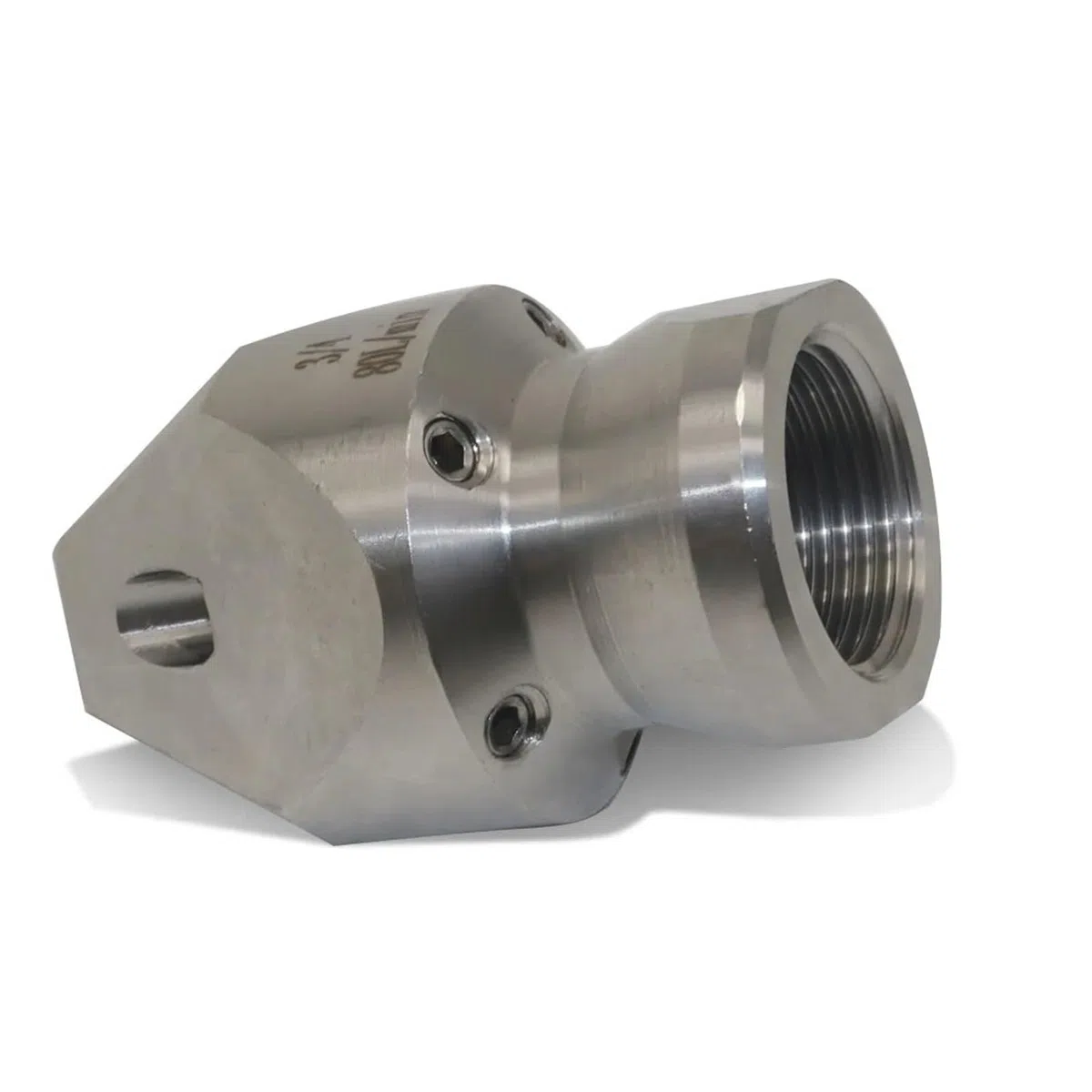 Boquilla Desatascadora 3/4" 80L/min 3F 5R Alta Presión | 3 Orificios Frontales 5 Traseros Flujo Potente Acero Resistente Limpieza Profunda