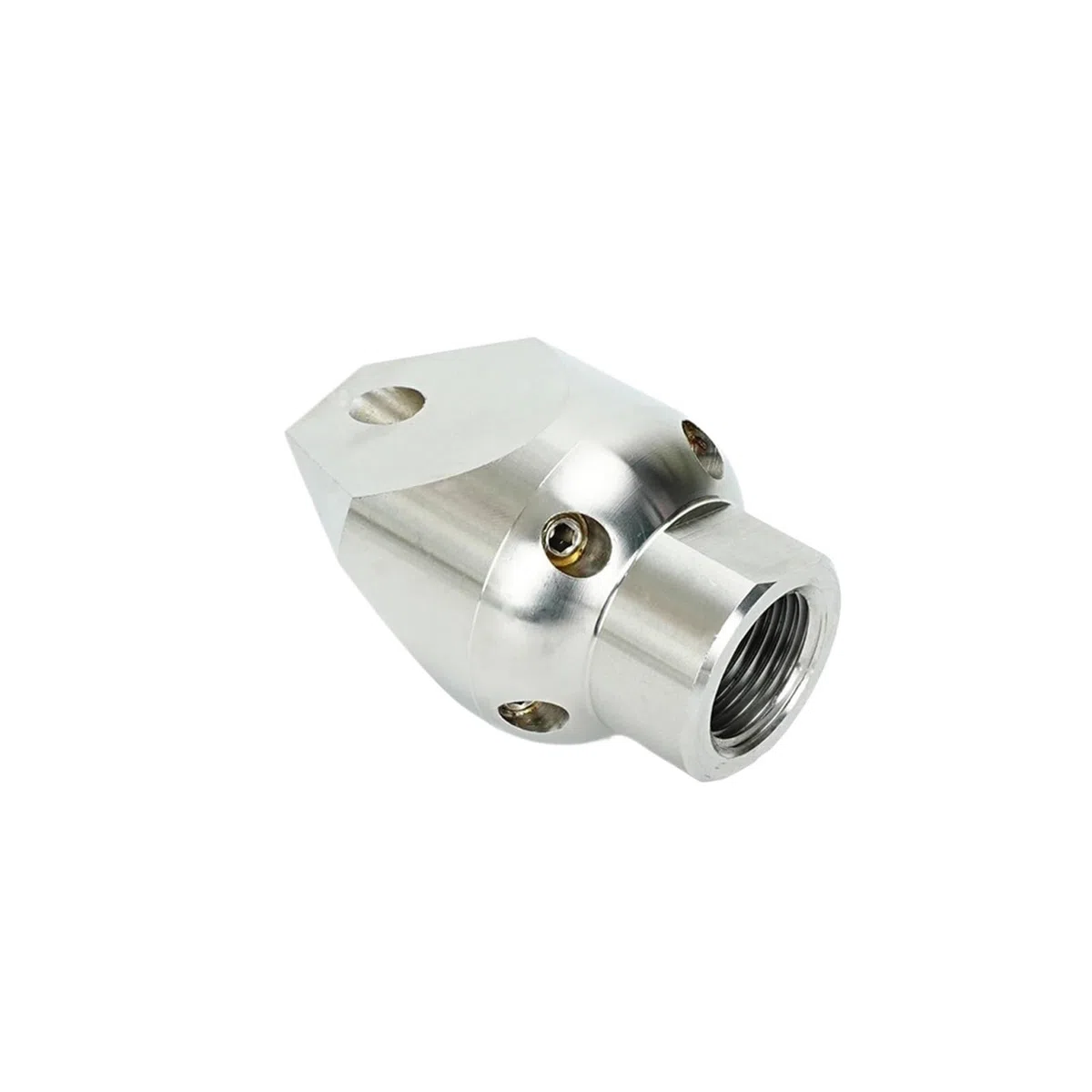 Boquilla de limpieza alcantarillado 1/2 pulg hembra, inox 170L/min | Boquilla de alta presión para desatasco de desagües y limpieza por chorro de agua, uso manual