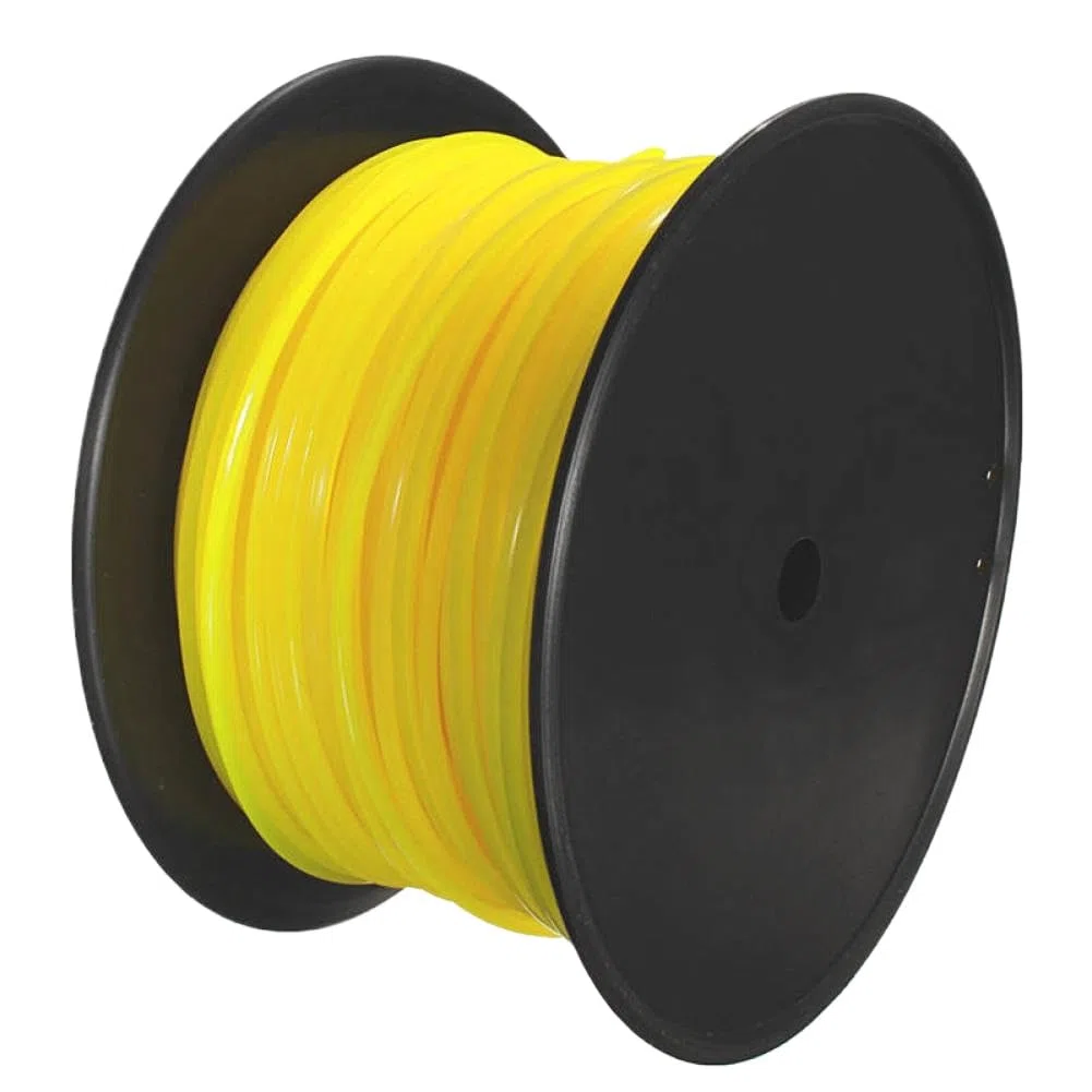 Cable de Alambre Cuadrado de 3mm, Cuerda de Nailon de 100M para cortacésped, Compatible con Modelos universales de cortacésped