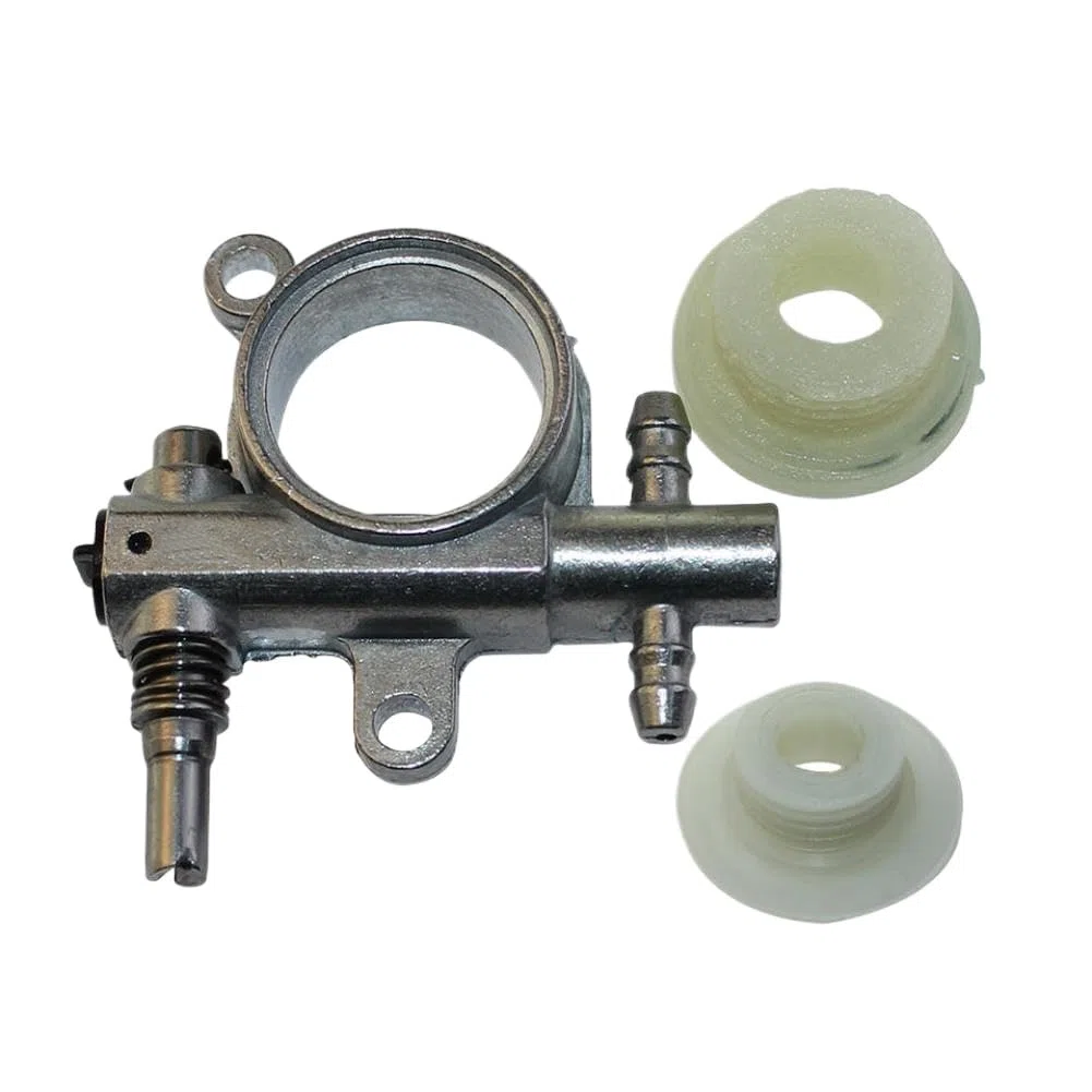 Conjunto de bomba de aceite y engranaje helicoidal compatible con motosierras T425 T435 T439 GZ360 GZ3500 GZ3500T CS2125T CS2136T