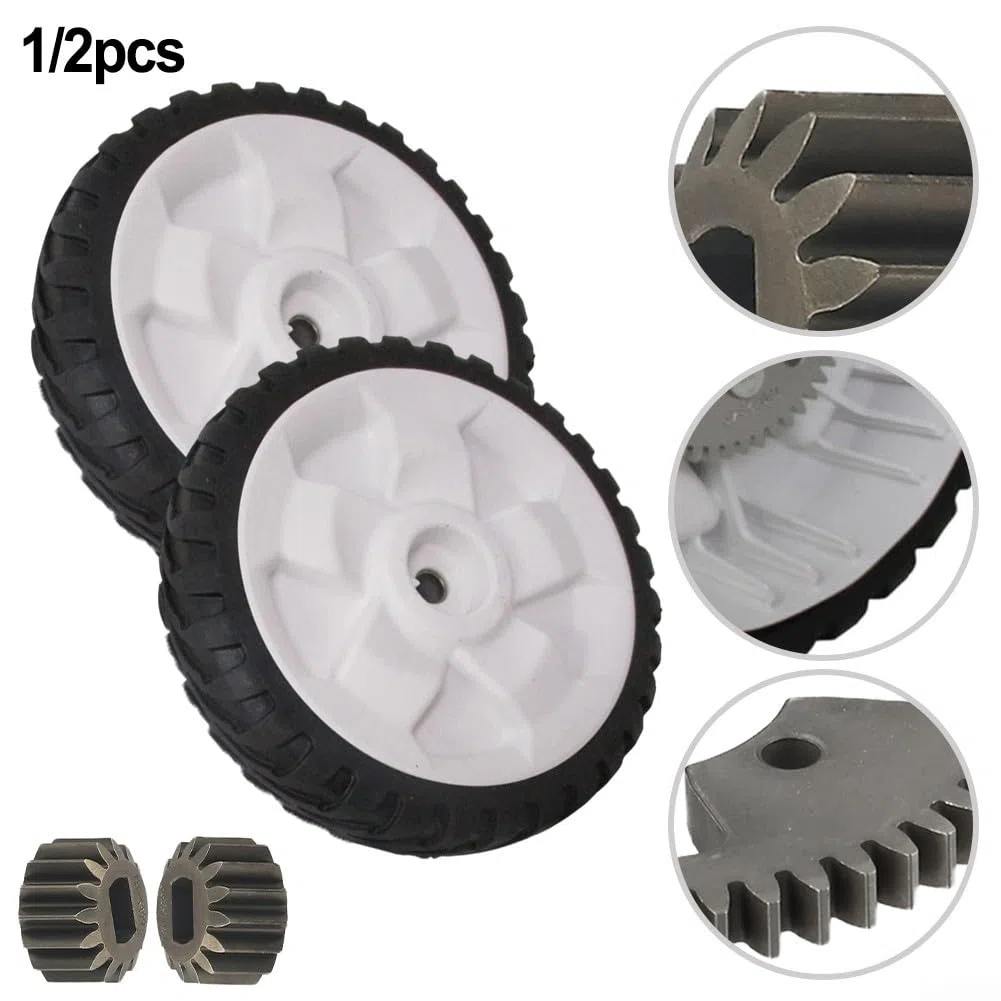 Kit de engranajes de piñón y rueda de cortacésped de 8 pulgadas, 137-4835 131-5399, piezas de repuesto para cortacésped Toro Walk Behind, accesorio de herramienta de jardín fácil de instalar (2 piezas