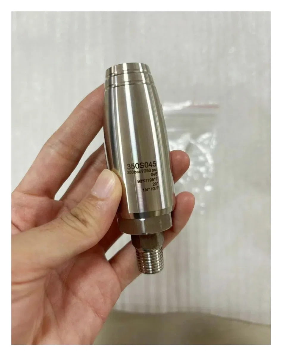 Boquilla giratoria turbo de Agua de alta presión, 350 Bar, 7250psi, conexión rápida con núcleo de cerámica for limpieza de Agua potable