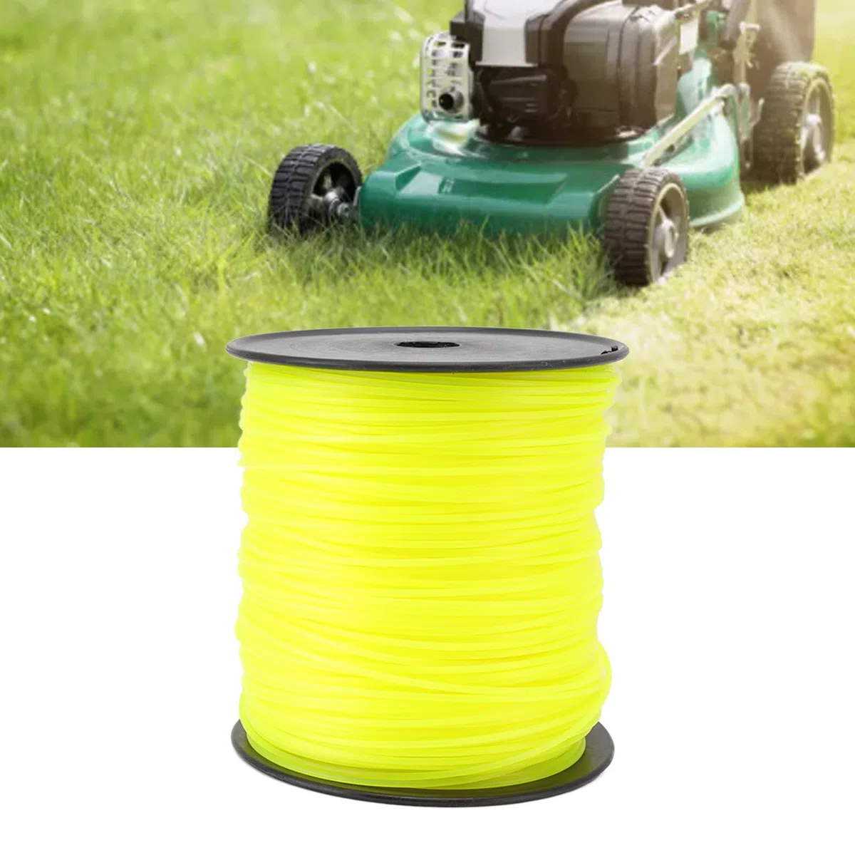 Hilo de Desbrozadora de Nailon Resistente de 3 Mm para Cortacésped, Alambre de Desbrozadora Duradero para Corte de Alto Rendimiento, Aplicable para Uso en el Jardín Doméstico (270