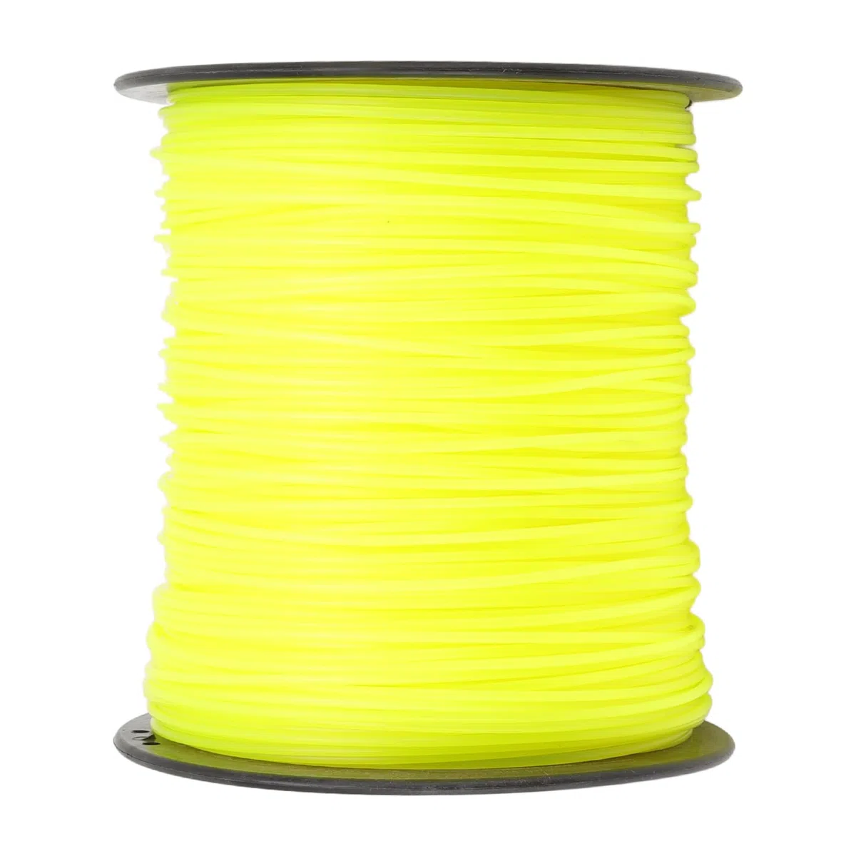 Hilo de hierba de nailon resistente, duradero de repuesto para cortacéspedes de césped, bobina de 3 mm, redonda amarilla (300 m/328,08 Vergas)