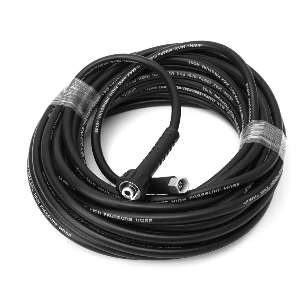 Manguera limpiadora de alta presión, 20 m, 4300 PSI, repuesto con bomba de 14 mm