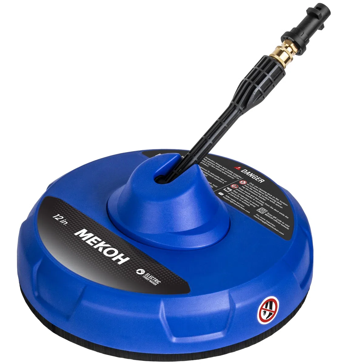 MEKOH Accesorio limpiador de superficies de lavado a presión eléctrico de 14 pulgadas para Karcher, accesorios de lavadora eléctrica para entrada, acera, terraza, patio, limpieza de hormigón, conexión