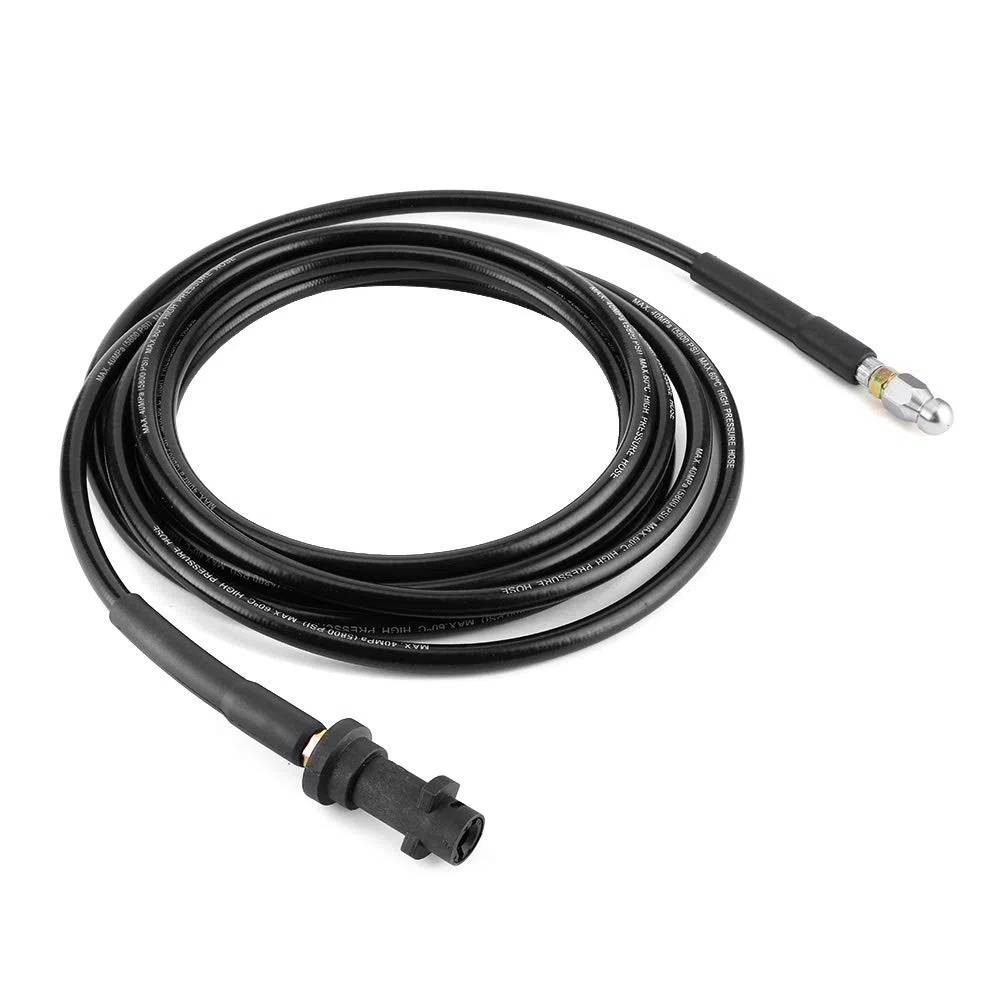 Manguera de Lavadora de Alta Presión Tubo de Manguera de Lavadora Eléctrica Limpieza de Tuberías de Agua Manguera de Repuesto de Lavadora Eléctrica de Goma Apto para Reemplazo