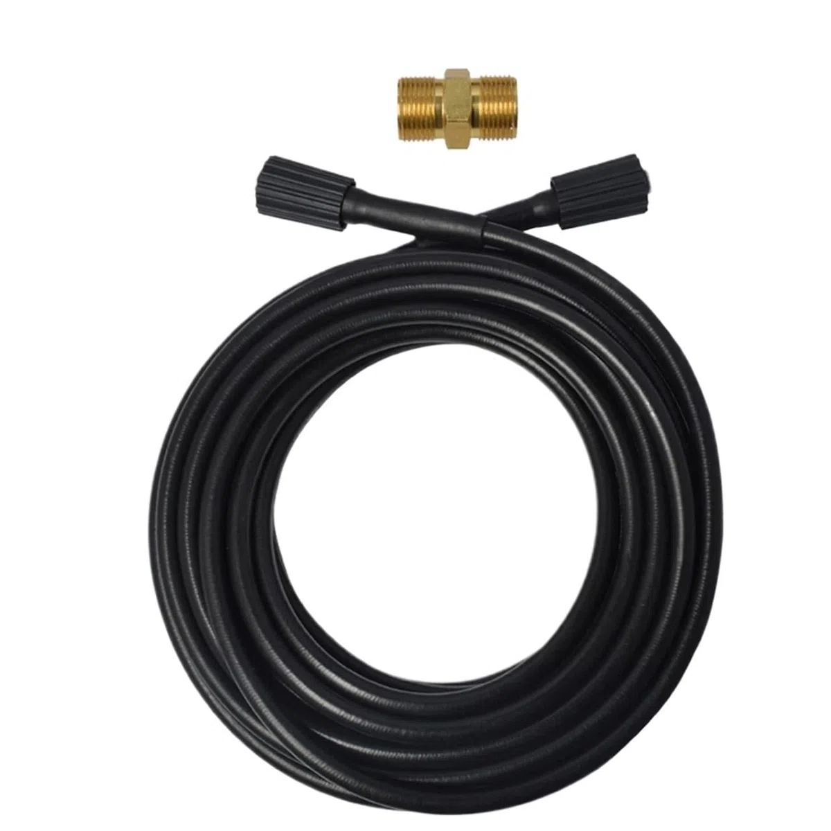 Genérico Compatible con Karcher, Compatible con Elitech, Manguera de extensión de Lavadora de Alta presión M22-Pin 14/15, Manguera de Cable de Tubo de Limpieza de Agua(Extension Hose 10m)