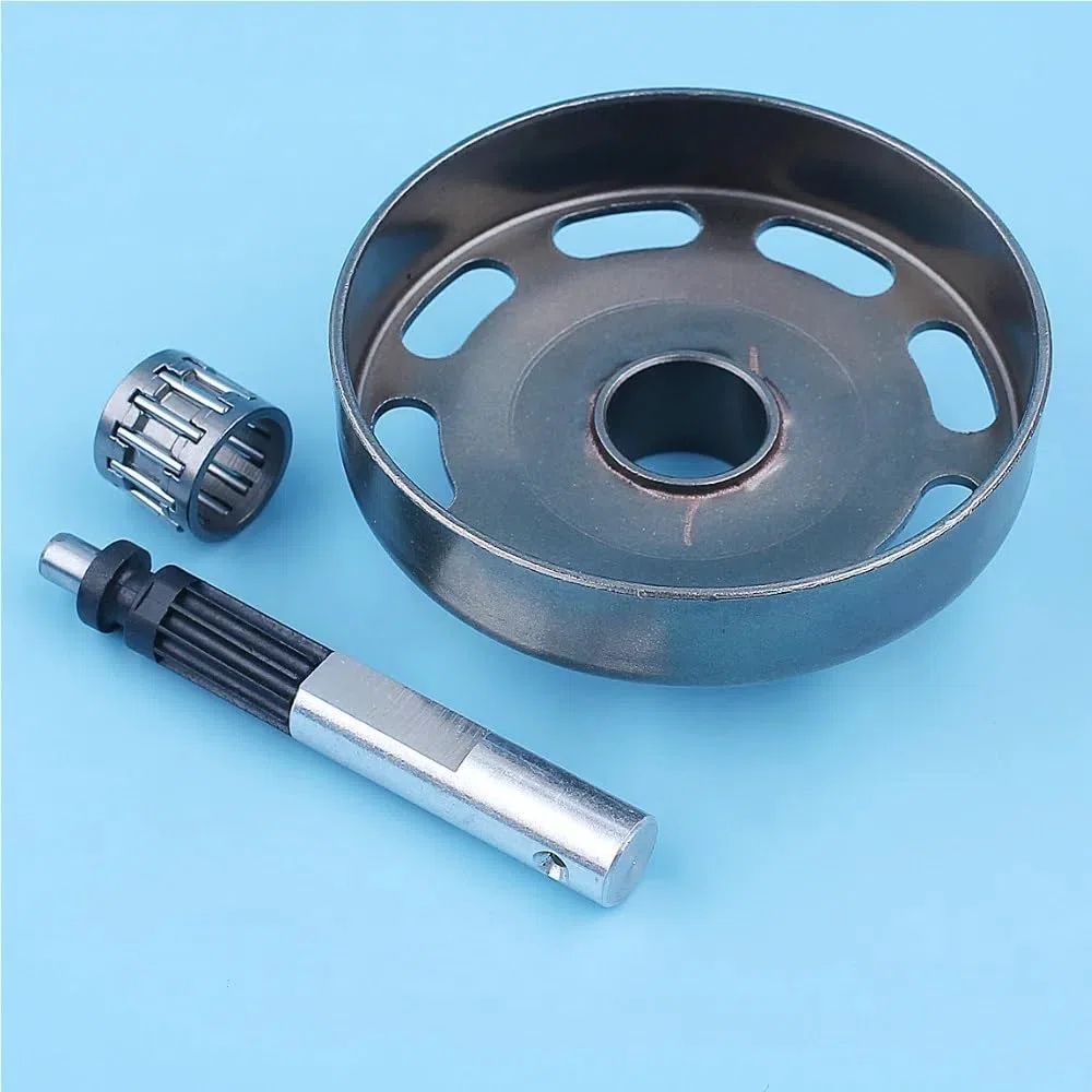 Conjunto de pistón de Aceite for Motosierra, piñón de Embrague de 3/8 "-6T, Apto for Husqvarna 135 140 135E 140E e-seris, Pieza de Repuesto, Herramientas de jardín