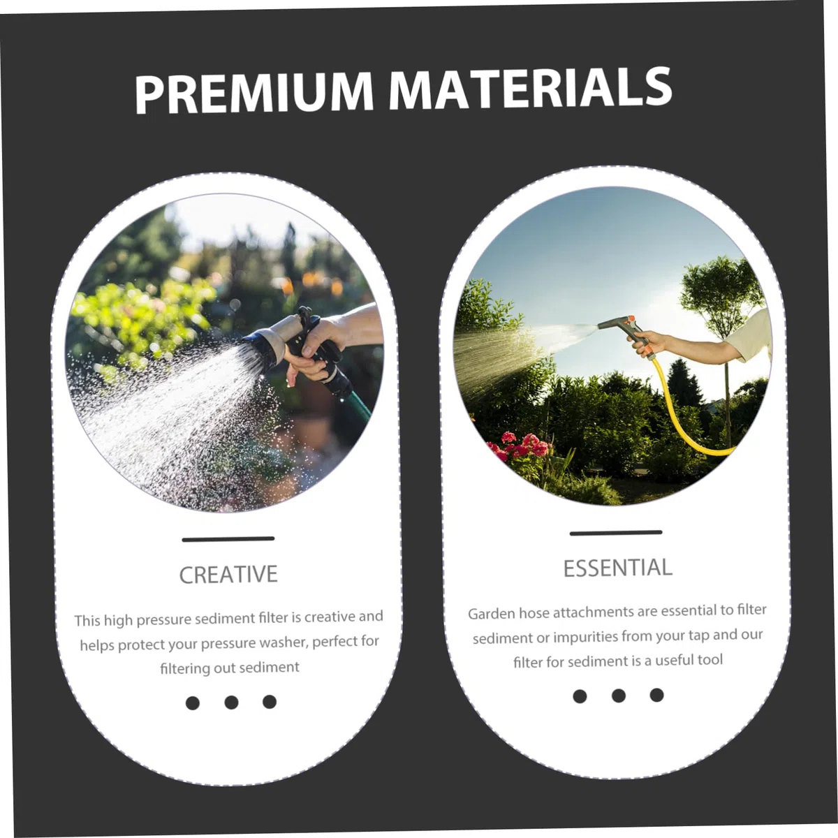 Gatuida Filtro De Entrada para Hidrolimpiadora De Alta Presión Filtro De Agua Portátil para Jardín De Sedimentos Malla Estándar UE