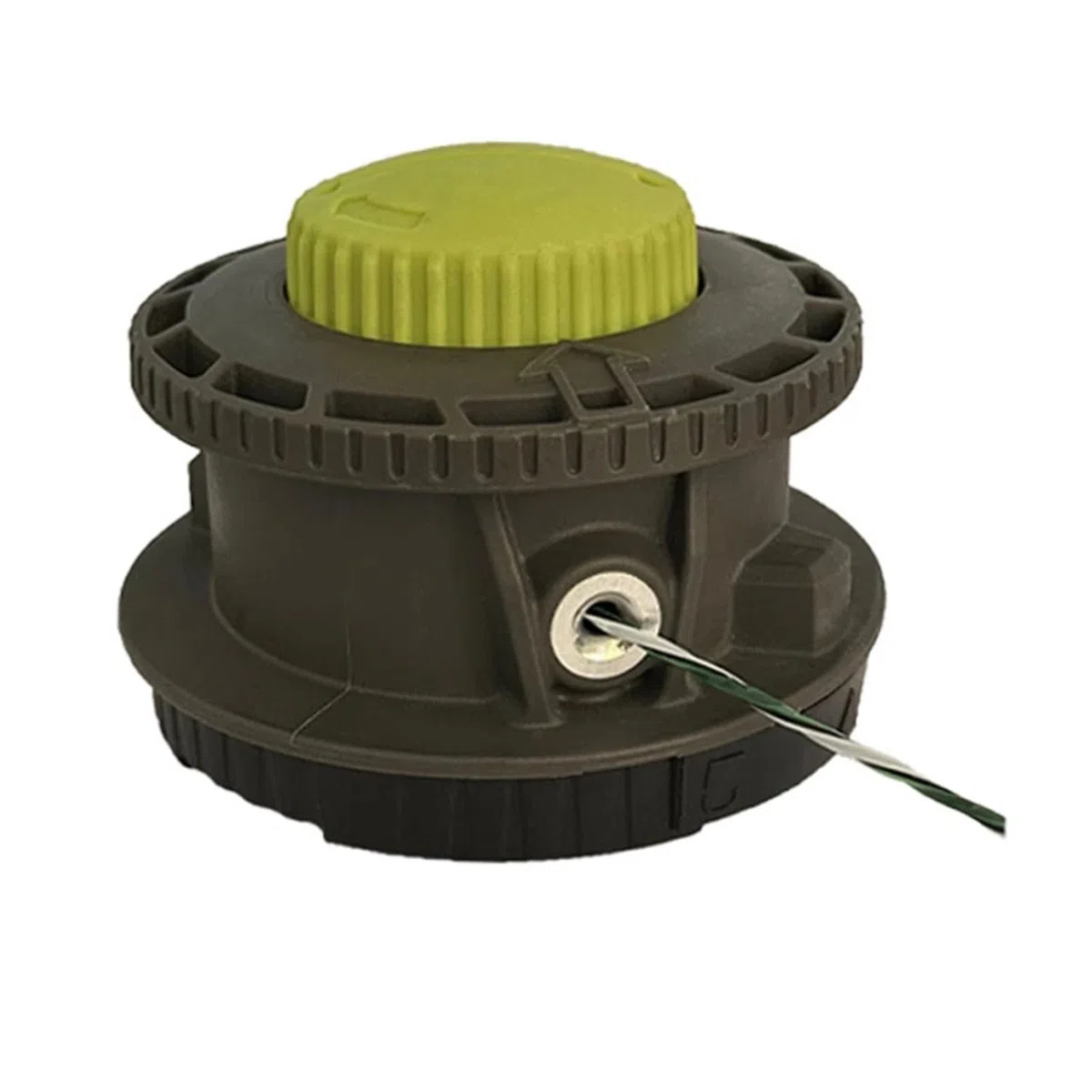 Genérico Cabezal Reel Easy+ 314608005, RY15526 RY15527 | RY15529, eje recto, plástico, negro y verde, 1 kit de cabezal de césped