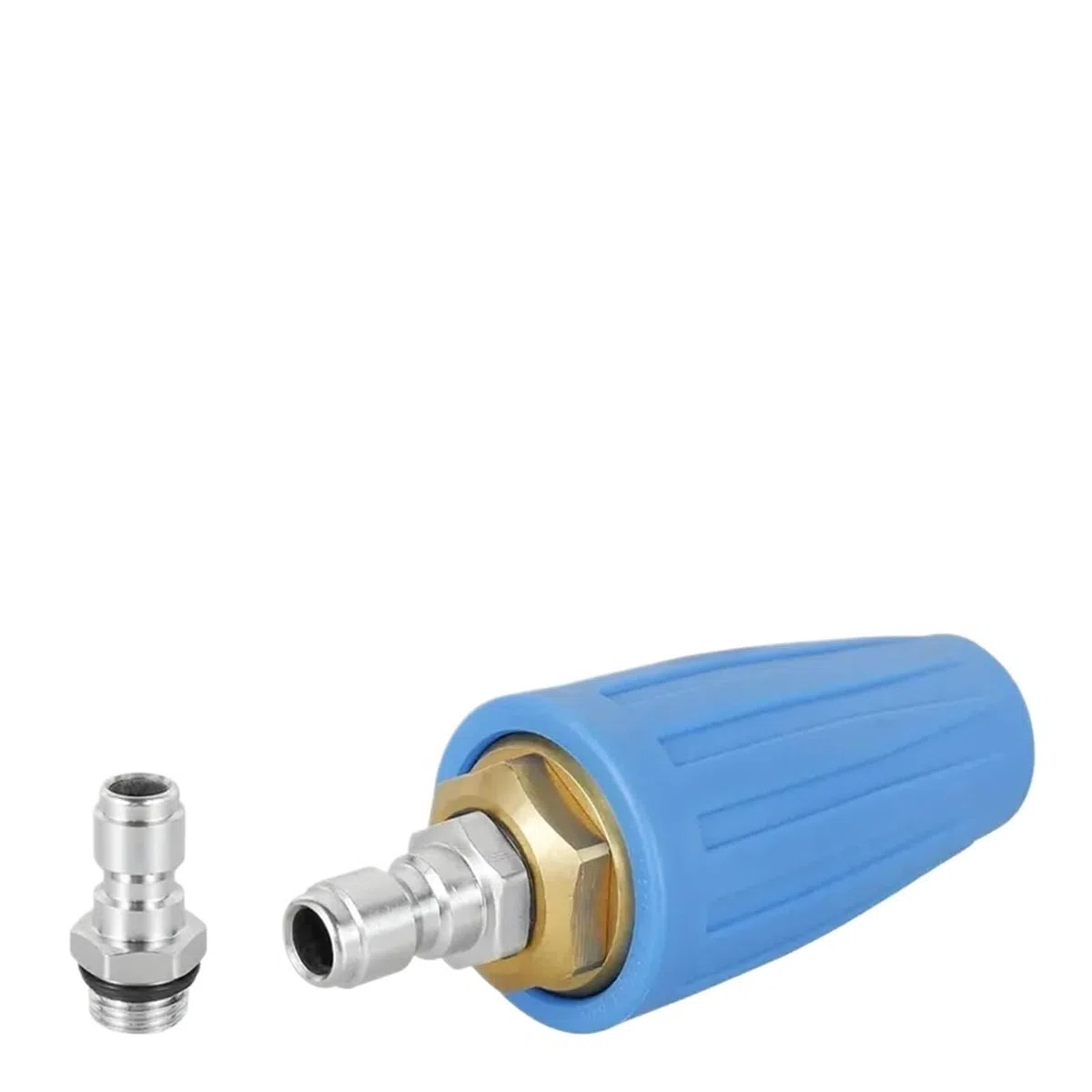 Boquilla de turbina para limpiador de alta presión Boquilla turbo de 4000 psi for hidrolavadora, conexión rápida de 1/4 de pulgada, rotación de 360 ​​grados(Black)