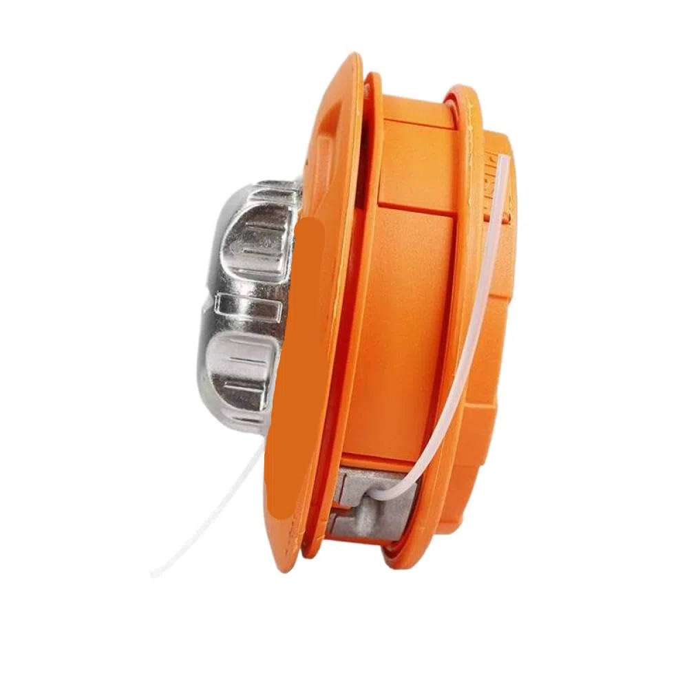 Carrete de aluminio y nailon para cortacésped, 2 líneas, cabezal de corte, sierra de hilo compatible con CMCP M10