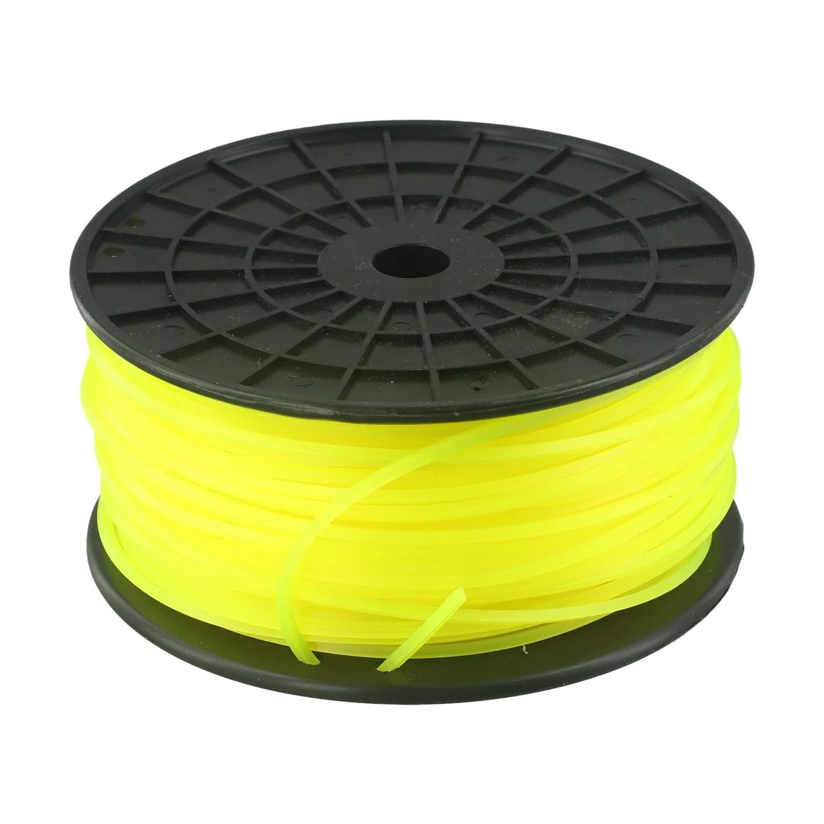 Hilo de corte cuadrado amarillo de 3 mm x 100 m, alambre de hierba de nailon para desbrozadoras, compatible con efco para Honda Bu-ko para kaaz y oleomac