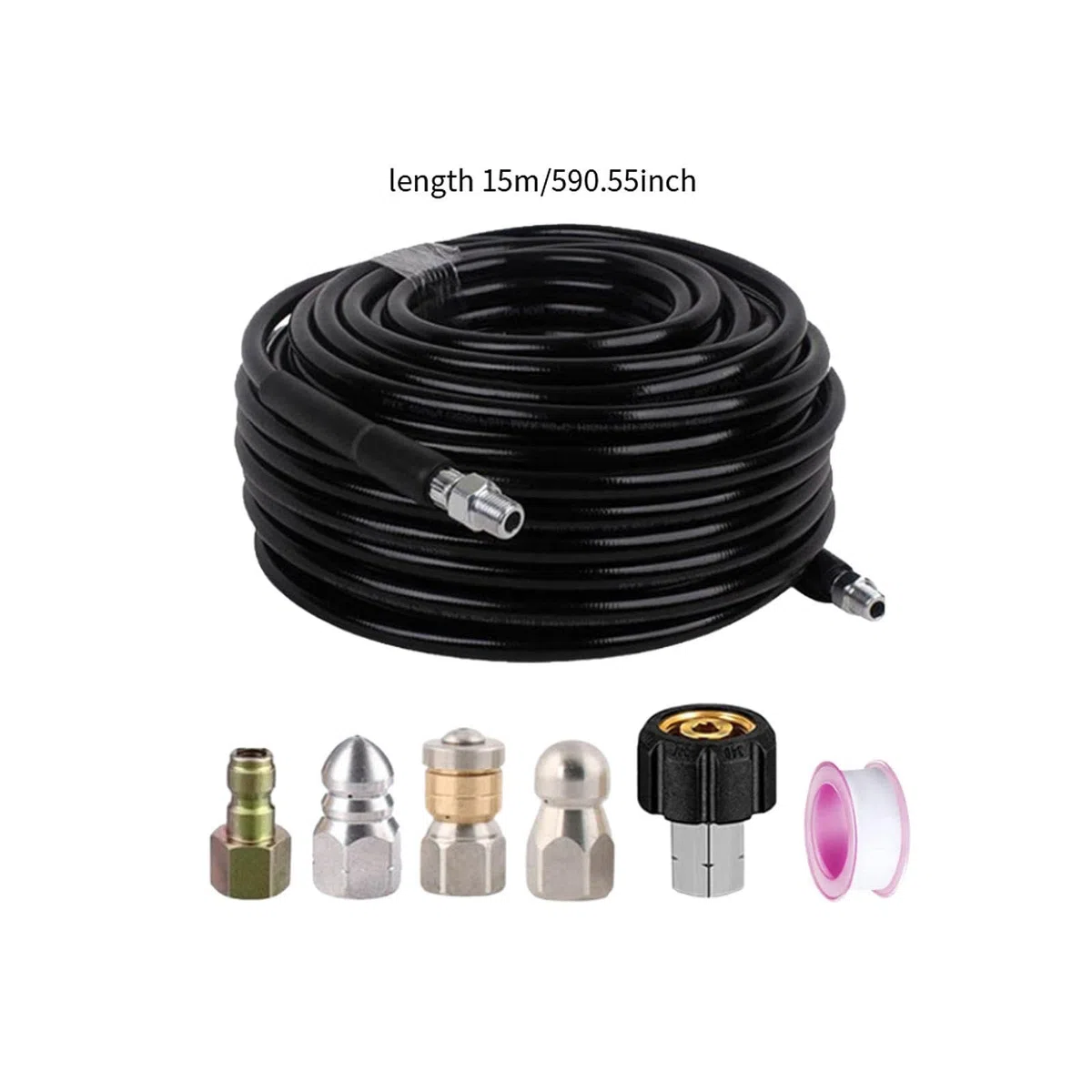 MagiDeal Kit de para hidrolavadora, Repuesto para jardín, riego de Patio, césped, Piezas versátiles, Herramientas para Lavado de, Style G