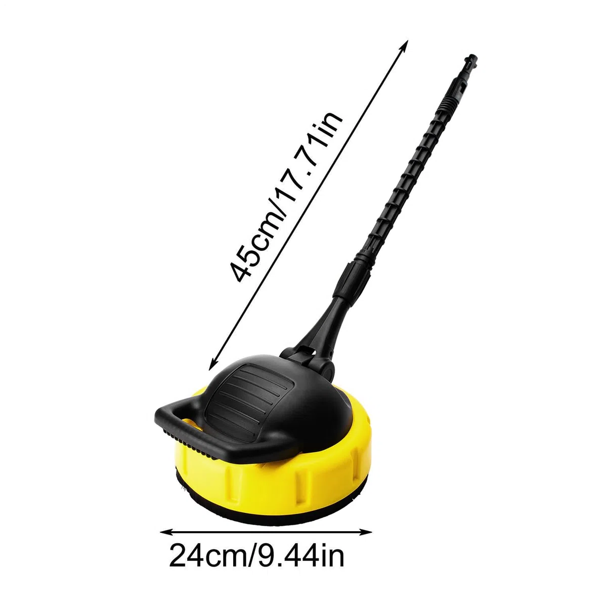 Cepillo Para Hidrolavadora Accesorio Hidrolimpiadora Mango Largo | Con Adaptador Multiusos Para Suministros, Calzadas, Patios, Revestimientos, Aceras, Hormigón, Y Ladrillo