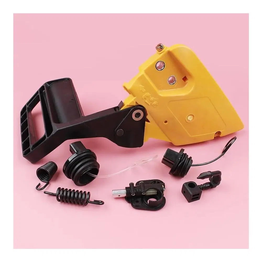 Kit de Aceite for Tapa de protección de Freno de Mano, Compatible con Motosierra 350 y 351, Tapa de Aceite y Combustible, Resorte Amortiguador, repuestos for Motosierra.