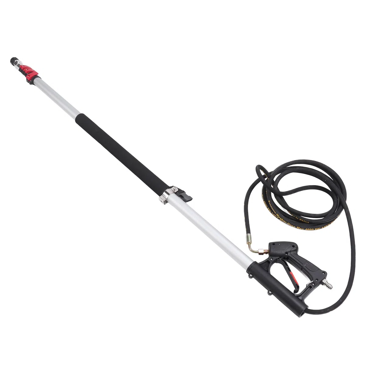 Vara de Extensión para Hidrolimpiadora de 6,55 M con Boquillas y Conectores para una Limpieza Eficiente