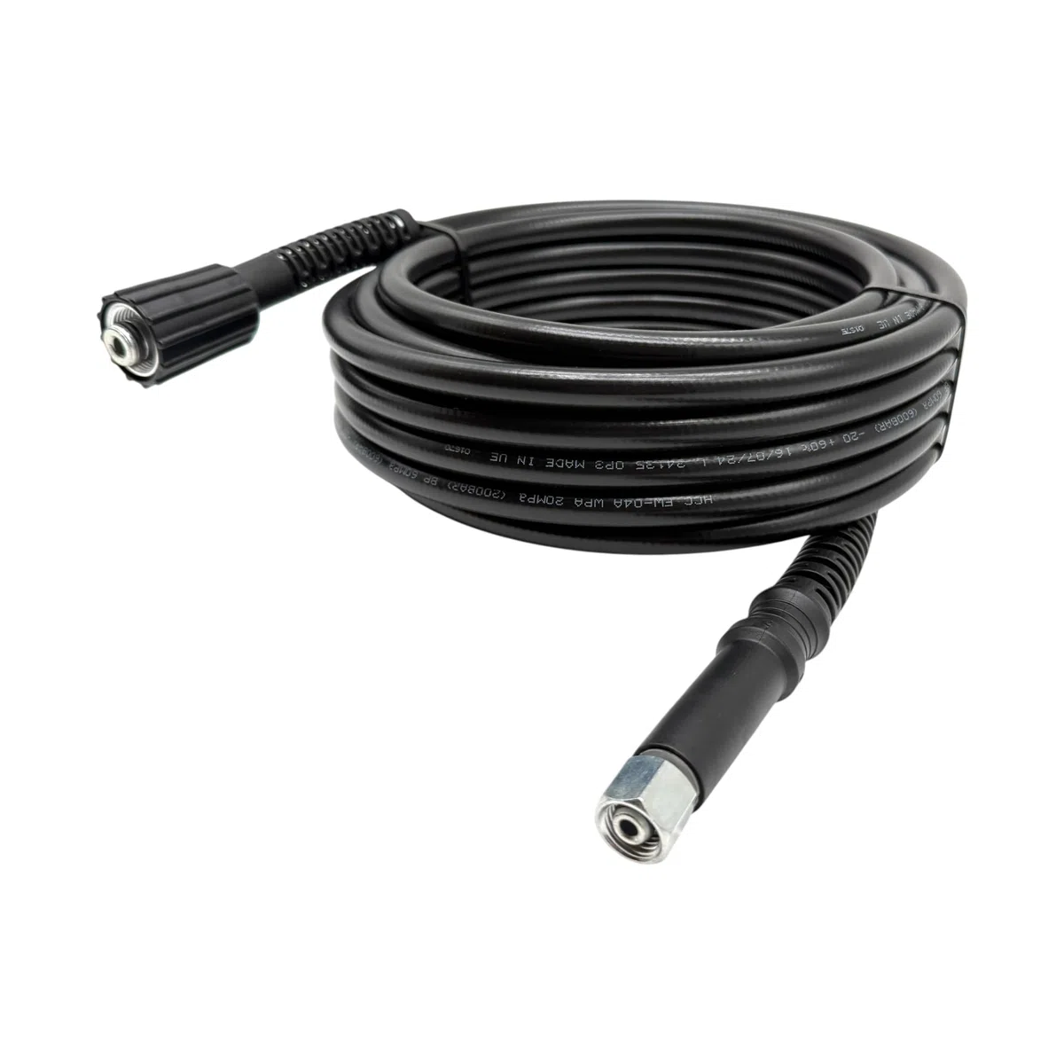 Manguera de alta presión DN6, 200 bar, M22 x 1,5 IG, mandril de 14 mm a M14 IG, manguera de repuesto para limpiadores de alta presión compatible con dispositivos Kärcher – M&M Smartek (15 metros)