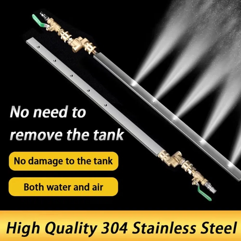 RSBFER Herramienta para Limpiar radiadores, Boquilla de Alta presión de 4500 PSI con Cepillo y acoplador rápido para automóviles, Camiones y maquinaria Pesada,100cm/39in