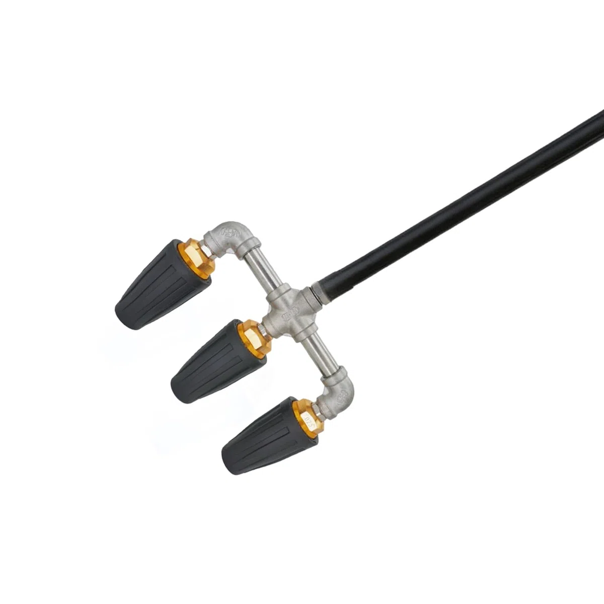 Boquilla de limpieza de alta presión giratoria triple jet 4000 PSI