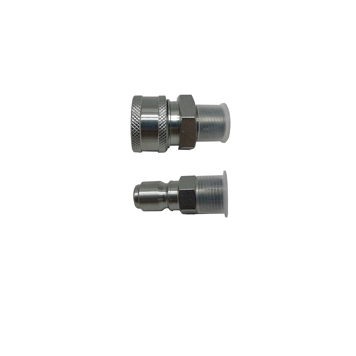 Kit de conexión rápida, accesorios de rosca macho de 1/2 pulgada, enchufe de conexión rápida de 5000 PSI, rosca de tubo macho, juego de adaptadores de lavadora a presión, 2 piezas