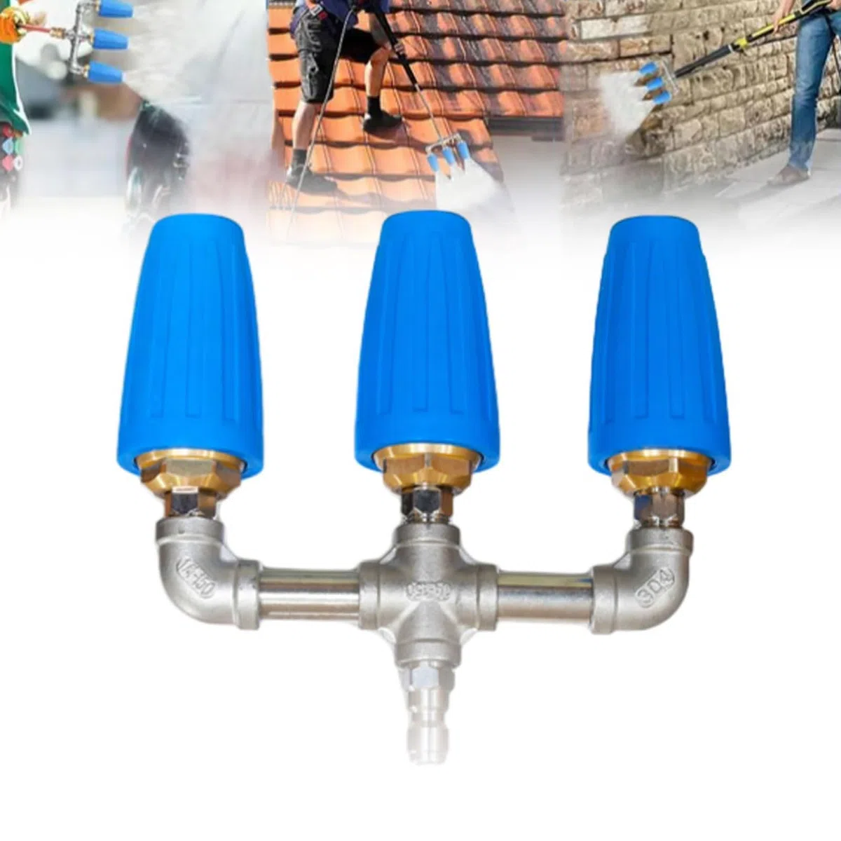 Boquilla De Hidrolimpiadora De Alta Presión Rotación De 360 Grados De Alta | Recambio De Boquilla Para Hidrolimpiadora Para La Limpieza De Patios, Jardines, Césped, Balcones, Terrazas, Se