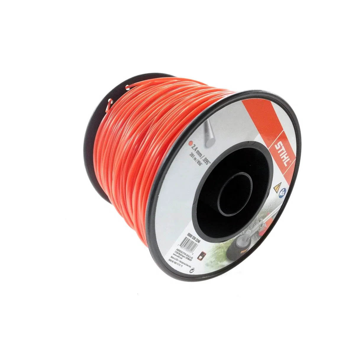 Stihl 00009302246 - Bobina de hilo de nailon para desbrozadora y rotofil (2,4 mm x 261 m)