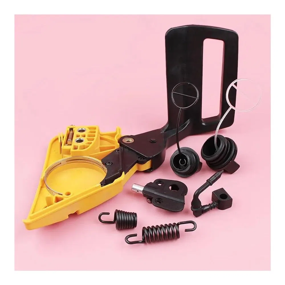 Kit de Aceite for Tapa de protección de Freno de Mano, Compatible con Motosierra 350 y 351, Tapa de Aceite y Combustible, Resorte Amortiguador, repuestos for Motosierra.
