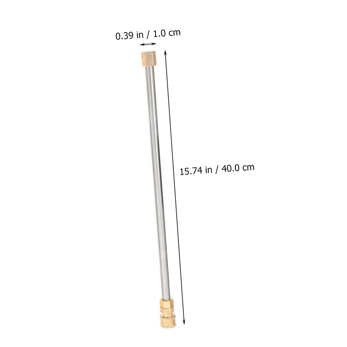 TOYANDONA 1 Juego Juego de de Agua de la Lavadora Limpiador Lavar Palo de extensión de Alta presión Accesorios para lavadoras a presion Acero Inoxidable Silver