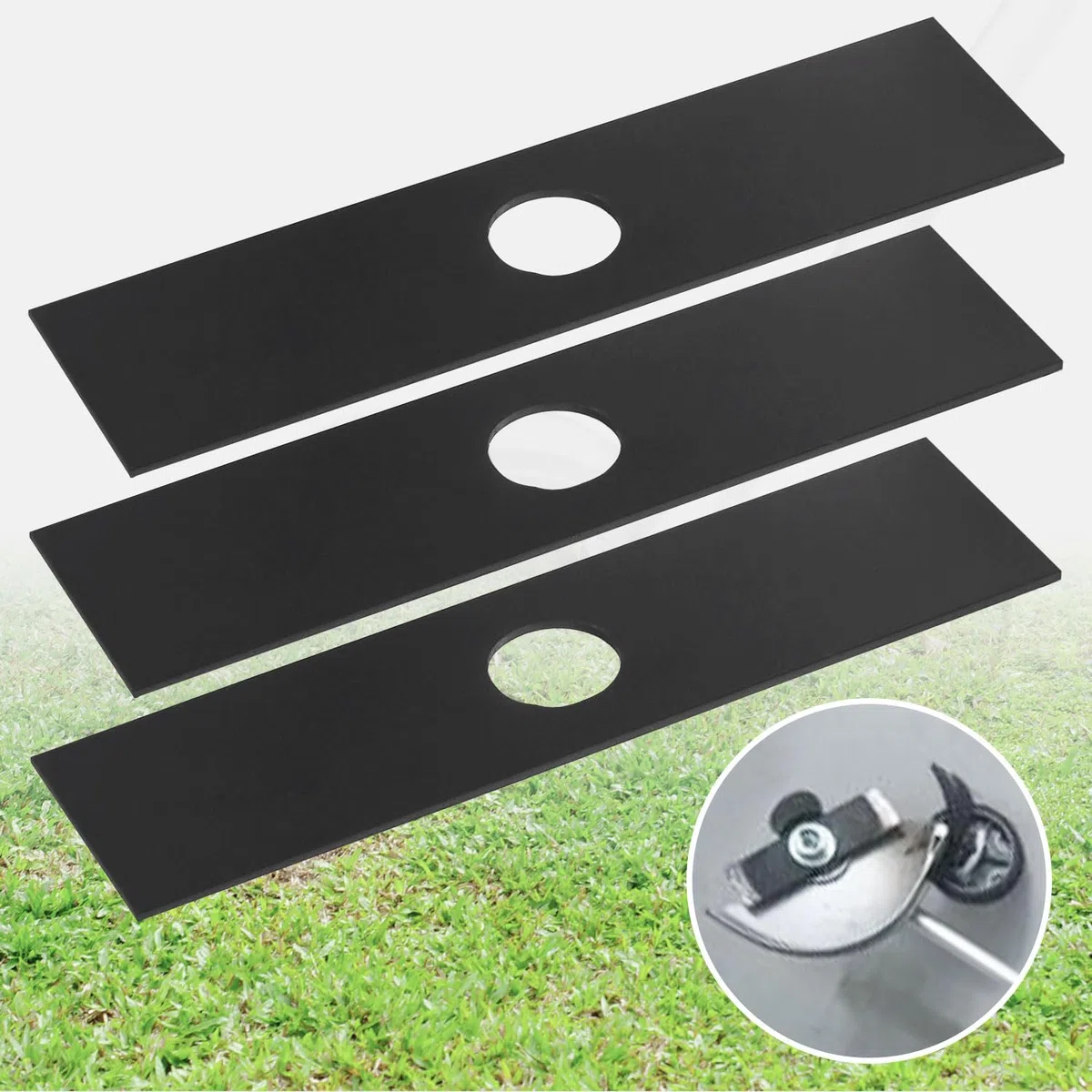 Paquete de 5 cuchillas de bordeadora 613223 (agujero central de 1 pulgada) para Ryobi Echo Craftsman Troy-Bilt accesorio de bordeadora, se adapta a 720237001, 791-613223B, 4133-713-4102, 720-237-001,