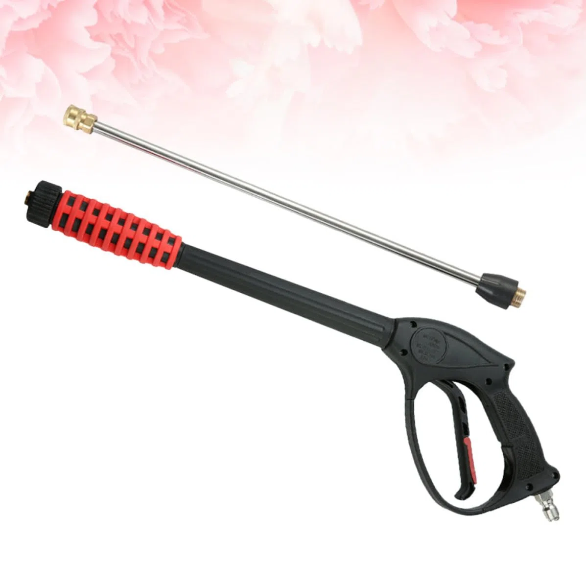 Housoutil Pistola de Lavado de Alta Presión para Coche Ajustador de Presión y Múltiples Formas de Pulverización, Material Plástico y Cobre, Adecuado para Lavado de Autos y Jardinería
