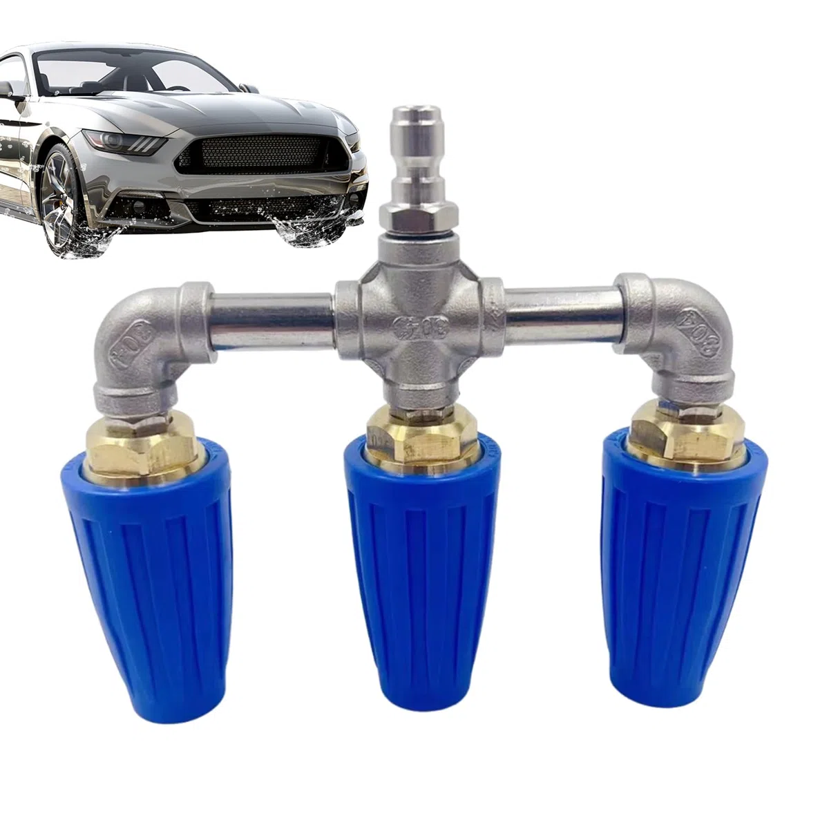 Boquilla Giratoria Para Hidrolavadora Herramienta De Cabezal Rociador | Punta Turbo Hidrolimpiadora Accesorios De Limpieza Para Hidrolimpiadora Paredes Vidrio Ladrillos Hormigón