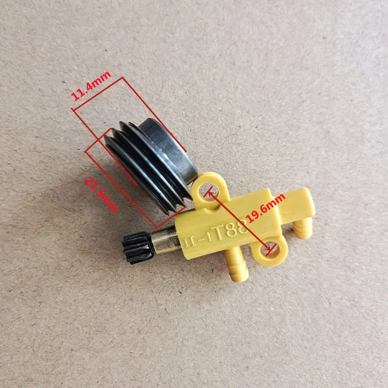 Gusano de bomba de aceite genuino compatible con greenworks, 40V, sierra de cadena inalámbrica, piezas de motosierra sin escobillas (reemplazo perfecto) (Color : Worm And Oil Pump)