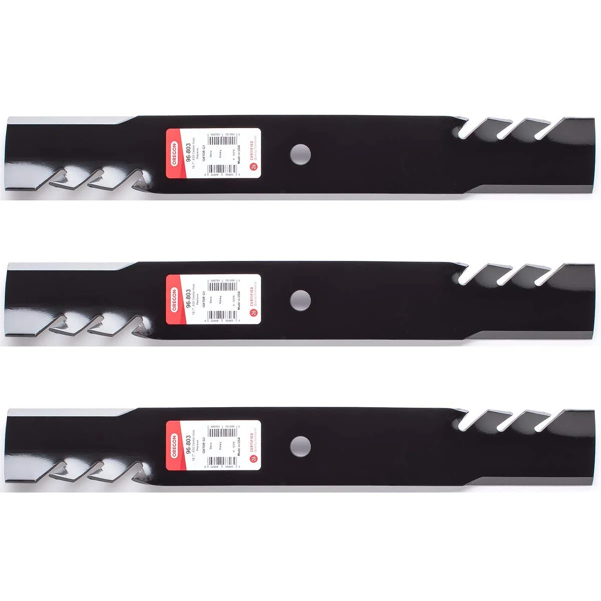 3PK Oregon 96-803 G3 - Cuchillas para Toro 115-2454-03, 115-4999