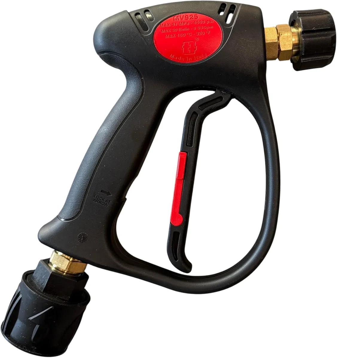 M&M Smartek Pistola Alta presión Quick Connect con Manguera 15 m, 310 Bar | Pistola de alta presión para agua fría o caliente según modelo; comprobar conexión, caudal, presión y equipo antes de usar.